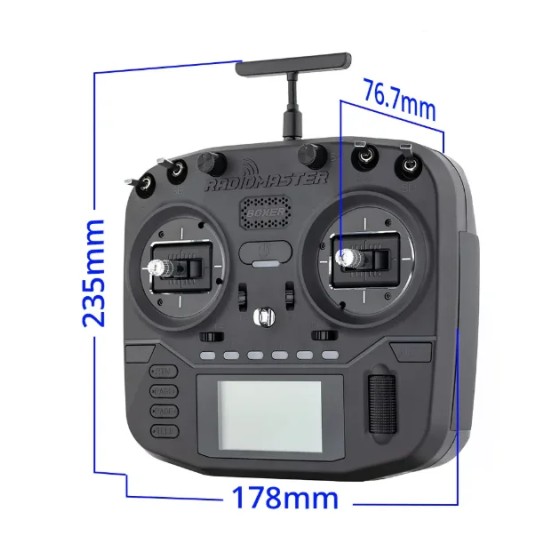 Nouveau contrôleur Radio Radiomaster Boxer M2 FPV Drone émetteur ELRS/4in1/CC2500 Module externe JR/FrSKY/Crossfire Compatible